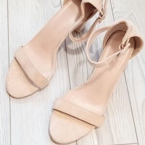 (36-4189) Coutgo Women's Open Toe Heels Sz 10